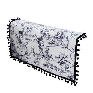 奶油风沙发扶手盖布轻奢奶咖色防尘防污保护罩沙发扶手垫盖巾搭巾