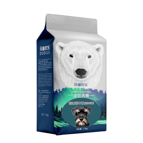雪纳瑞专用狗粮10kg幼犬成犬小型犬通用型朵迪优乐狗粮20斤