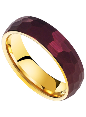 赤月男士钨金戒指耐磨耐刮
