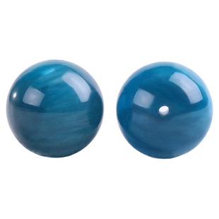 8A级天然磷灰石散珠珠子手工diy串珠蓝水晶圆珠多宝手链手串配件