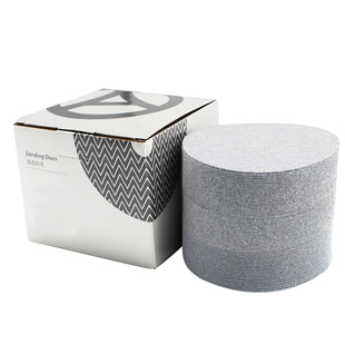 植绒砂纸2寸3寸4寸5寸7寸9寸圆盘干磨砂纸气动圆沙片抛光打磨砂纸