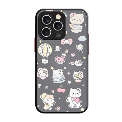iPhone15plus苹果17SamsungS25三星S24fe手机壳21+加23ultra女22u可爱Kitty凯蒂猫12case13适用14肤感16pro外