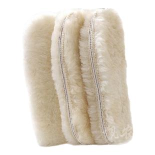 真100%纯羊毛皮毛一体冬季保暖加绒加厚男女吸汗防臭软毛毡棉鞋垫