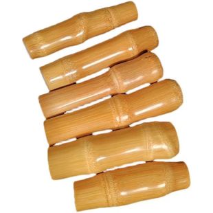 实心竹手把件 实心竹雕刻 老料手把件纯手工精刻字竹节雕刻摆件