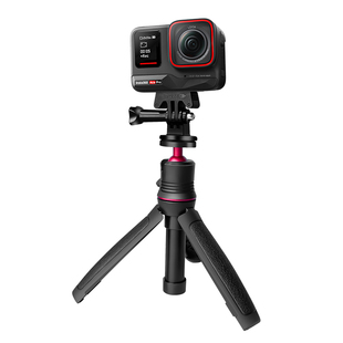 运动相机迷你延长三脚架适用影石Insta360 Ace/Ace Pro2便携Vlog自拍伸缩杆运动相机自拍杆配件防抖三脚支架