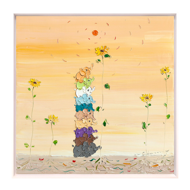画家志明原创手绘油画