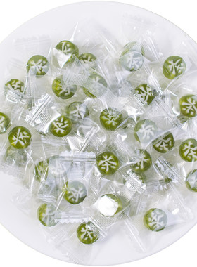 茶字切片糖200g散装创意宇治