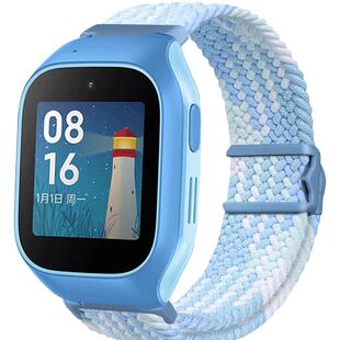 适用于小米米兔儿童手表表带5C/6C/4C/7X/7编织磁吸扣C7A/7A/S1/4X/2S腕带小寻F5/S5/Z7学生电话替换带P6配件