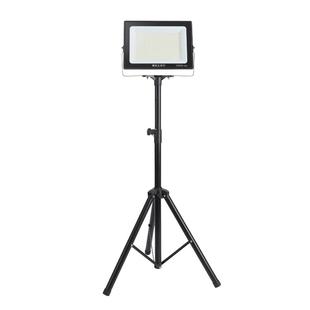 户外照明灯投光灯支架2米可升降移动便携式充电应急强光大三脚架