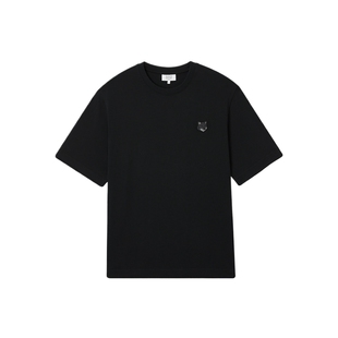 IT Maison Kitsune男装圆领短袖T恤新款基础休闲纯色半袖107119MO