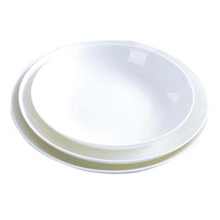 骨瓷盘子白色盘菜盘家用碟子陶瓷餐具炒菜盘饭盘饺子盘唐山中式