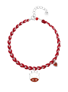 THISNESS生肖小牛编织许愿手链