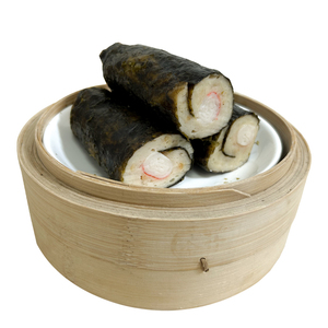 亿味添手工蟹柳紫菜卷传统广式早茶点心速冻营养早餐港式海苔肉卷