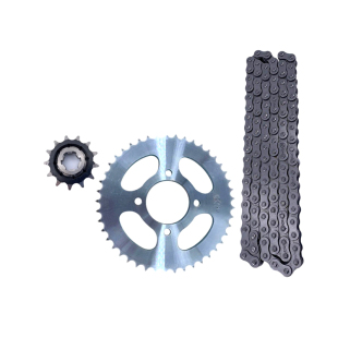 适用金城铃木摩托车GX125套链 SJ125-A/B套链大小牙盘大链条链轮