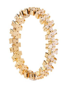 皇冠锆石戒指PDPAOLA纯银