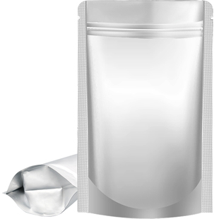 家用塑封保鲜袋纯铝密封自立袋铝箔自封袋锡箔纸袋食品包装避光袋