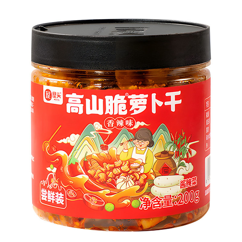 屋头高山脆萝卜干200g
