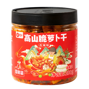 屋头高山脆萝卜干200g