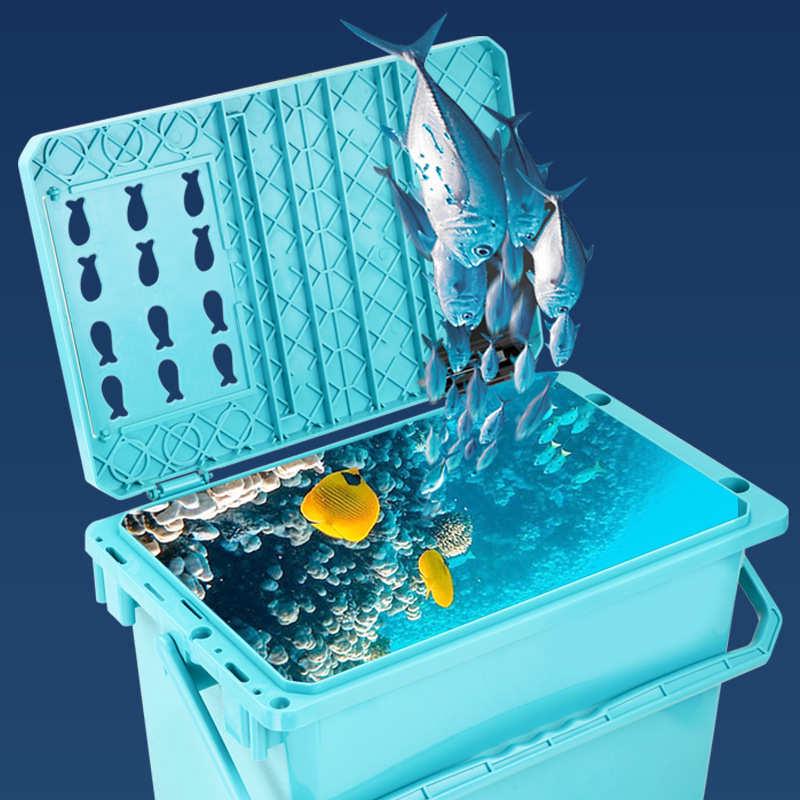 钓箱新款多功能加厚轻便简易钓鱼桶可坐钓桶钓凳鱼护箱活鱼箱