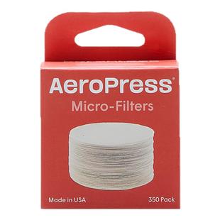 Aeropress爱乐压滤纸手冲咖啡专用过滤纸圆形350片装原装配件正品