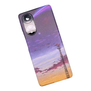 适用华为Nova9塑料后盖nova9Pro透明改装后壳后屏电池盖替换外屏