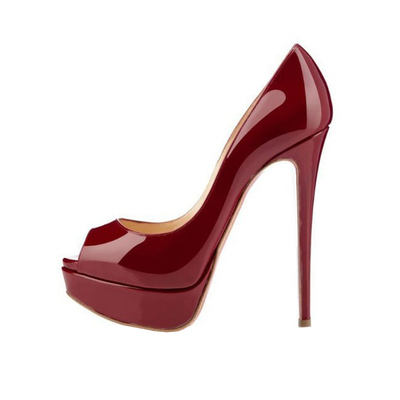 防水台cdts反串细跟鱼嘴大码女鞋