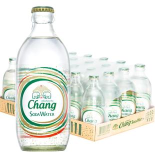 泰国进口泰象（Chang）苏打水无糖原味强劲气泡水325ml*24瓶整箱