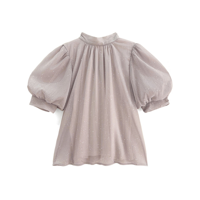 日系蝴蝶结甜美系带两穿衬衫