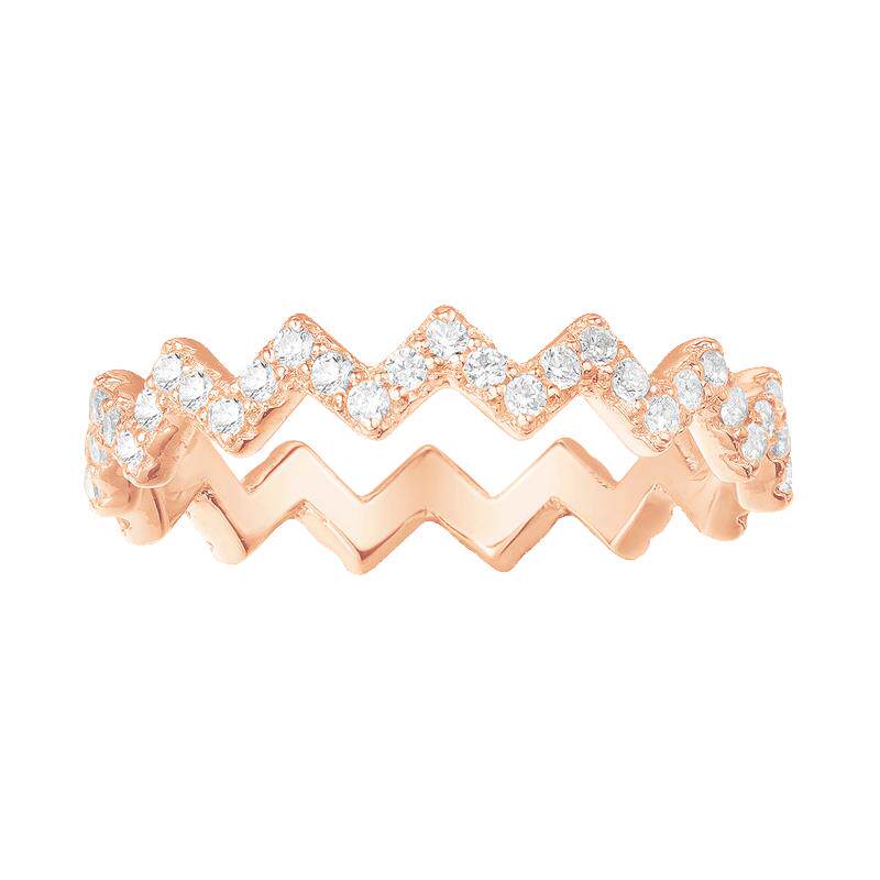 APM Monaco戒指玫瑰女金色银简约轻奢气质高级感手饰新年礼物