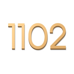 亚克力数字贴3d立体门牌号码牌定制英文字母标识牌贴储物柜编号牌