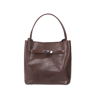 黛安娜2026新款凯莉包女真皮小包包锁扣单肩手提斜挎包轻奢水桶包