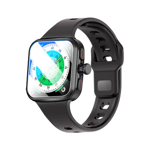 适用华强北S100手表贴膜新款大阔屏智能腕表S100屏幕保护膜全屏覆盖W527蓝光水凝膜2.14英寸表盘防刮爆保护膜