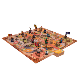 国潮玩具三国演义逐鹿中原行军棋桌游武将人仔儿童节礼物益智积木