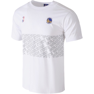 NBA官方勇士湖人公牛篮网太阳球队款运动健身户外短袖T恤