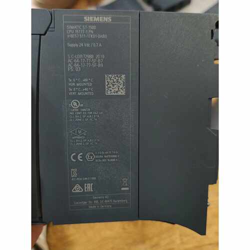 询价SIMATIC S7-1500 CPU模块，型号6ES