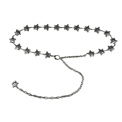 星星金属腰链女款配裙子链条腰带