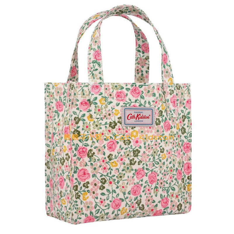 Cath kidston新款印花棉质女士手提包袋 饭盒包 便当包防水购物袋
