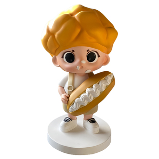 玻璃钢雕塑定制卡通人物吉祥物商场酒吧美陈装饰大型饭店门口摆件