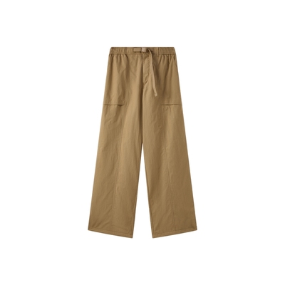 SPAO韩国同款2025年冬季新品男士休闲宽松阔腿加绒保暖巴恩风长裤