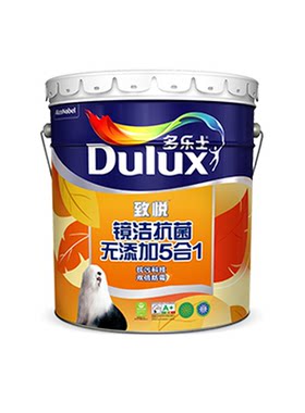 多乐士乳胶漆抗菌无添加白漆家用五合一室内墙面自刷油漆致悦镜洁