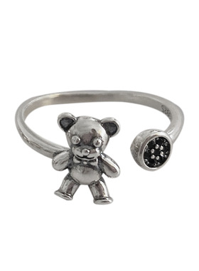 ins圆球感做个性简约百搭戒指