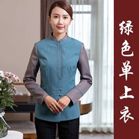 Женский зеленый топ