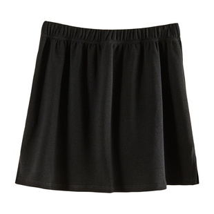 卫衣搭配打底神器小屁帘女假下摆冬季叠穿遮胯纯棉白裙内搭半身裙