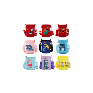 美国contigo康迪克水杯套通用斜跨背带吸管杯保护套400-414-450ml