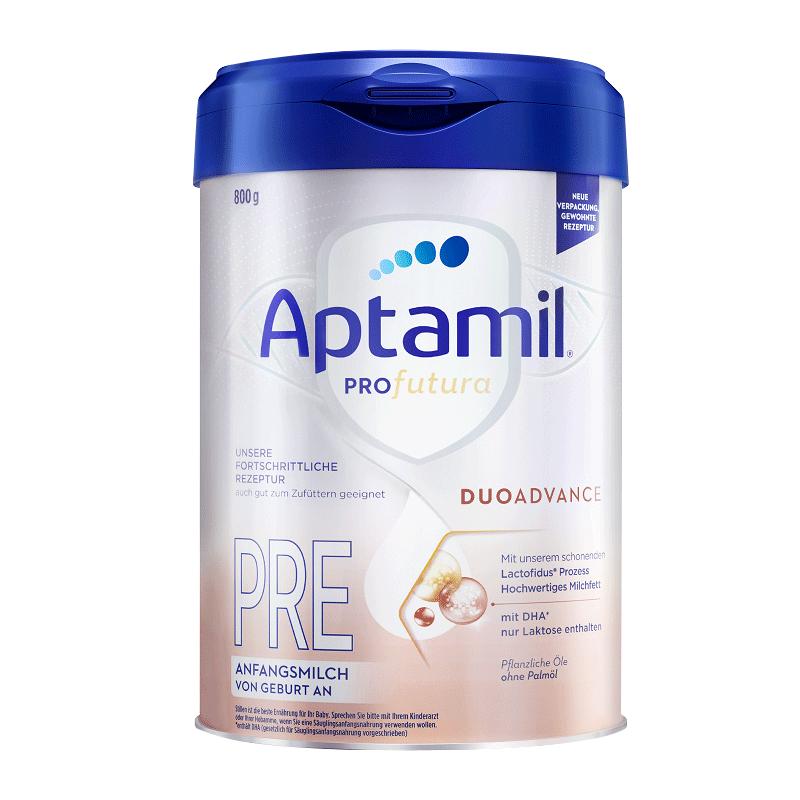 爱他美德国白金版pre段德爱德文版新生0-6个月HMO婴幼儿奶粉800g