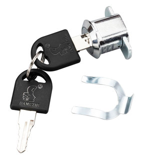 叶片口舌锁铁皮柜锁文件柜锁抽屉锁档案柜锁通用钢制柜门锁插片锁