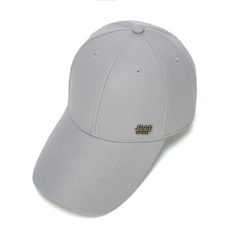 JEEP吉普帽子男夏季加长帽檐防晒遮阳帽休闲户外钓鱼棒球帽鸭舌帽