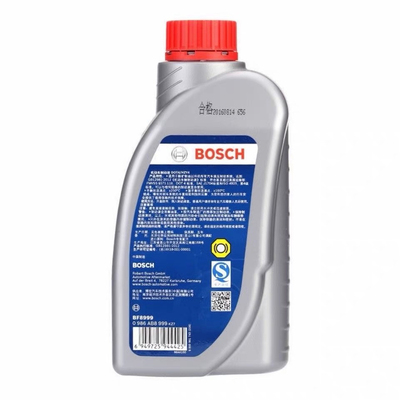 博世刹车油DOT4制动液刹车液 BOSCH 汽车离合器摩托车油通用型1L