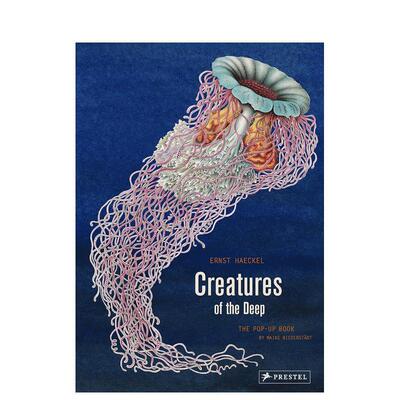 【现货】【立体书】深海生物 【Pop-Up】Creatures of the Deep: The Pop-Up Book英文儿童绘本原版图书进口书籍Ernst Haeckel