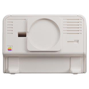 GENTLE BOMB iPhone麦金塔手机支架 MagSafe磁吸充电底座 Macintosh ins风 桌面 复古未来主义 简约工业风